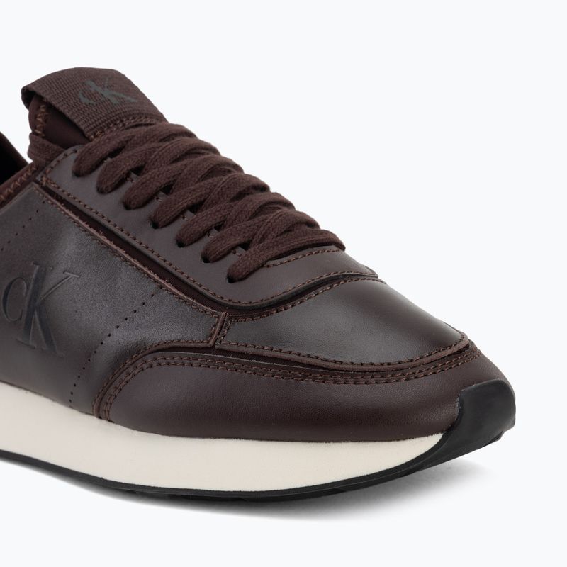 Дамски обувки Calvin Klein HW0HW03118 Retro Runner Sock PANL Leather Neo bordeaux 7