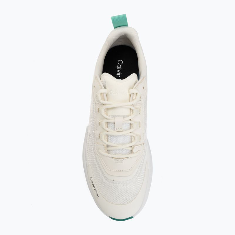 Мъжки обувки Calvin Klein Volumax Chunky Runner Trainers HM0HM02224 white/marshmallow/street green 5