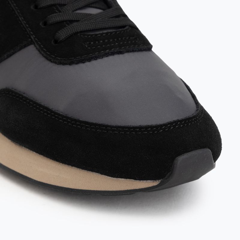 Мъжки обувки Calvin Klein HM0HM02212 Retro Runner Bans Leather Suede black/iron gate/amber gold 7