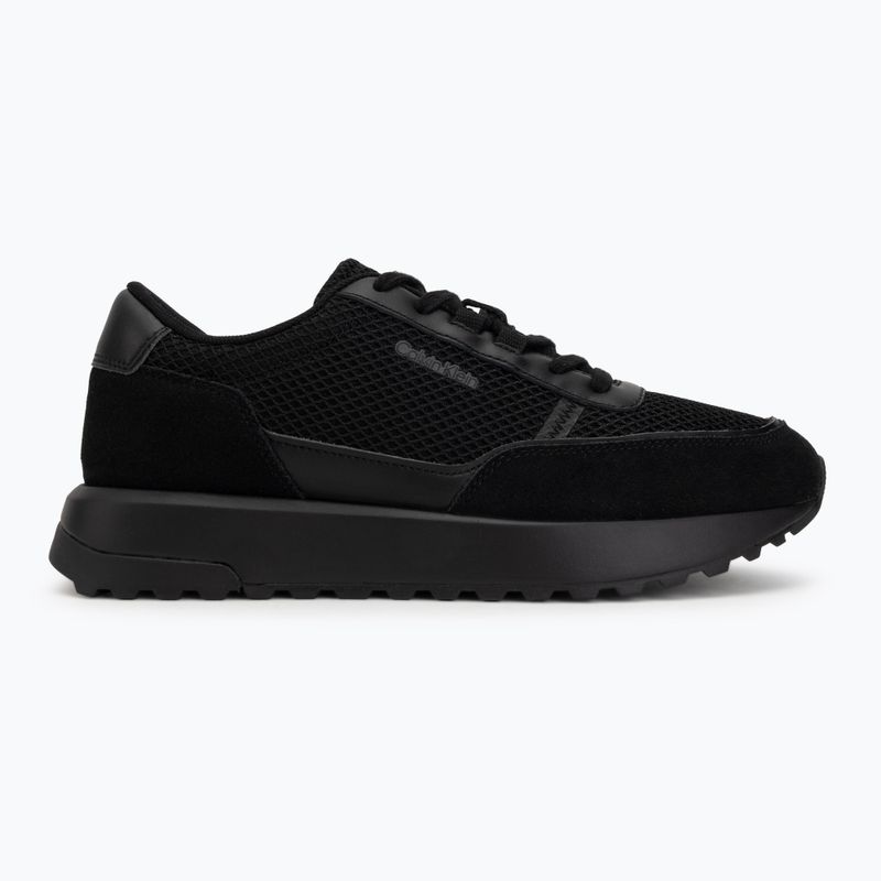 Мъжки обувки Calvin Klein HM0HM02215 City Runner Laceup Nylon Recycled Suede triple black 2
