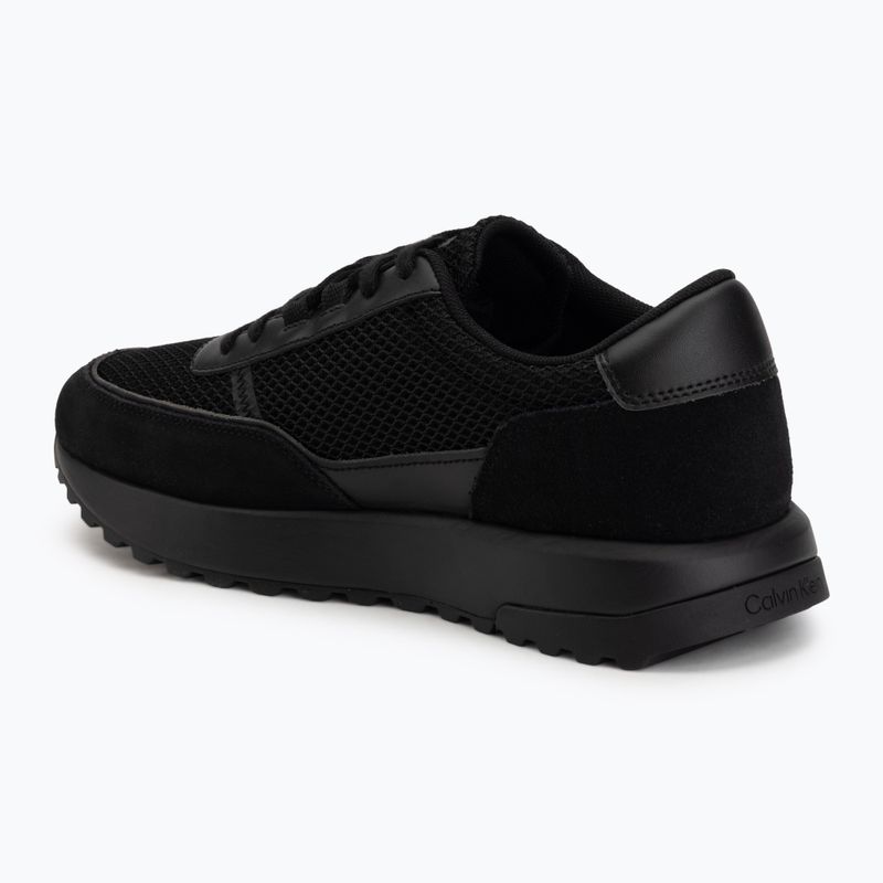 Мъжки обувки Calvin Klein HM0HM02215 City Runner Laceup Nylon Recycled Suede triple black 3