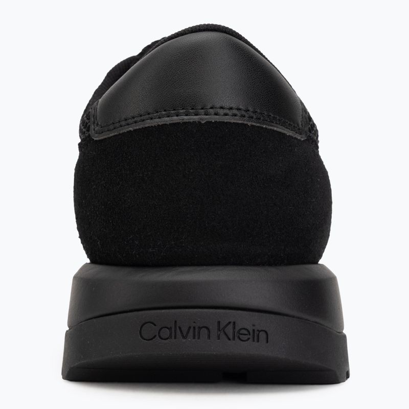 Мъжки обувки Calvin Klein HM0HM02215 City Runner Laceup Nylon Recycled Suede triple black 6