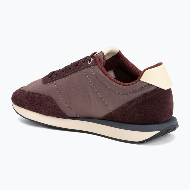 Мъжки обувки Calvin Klein YM0YM01361 Retro Runner Ess Mix Mat burgundy/peppercorn/vanilla 3