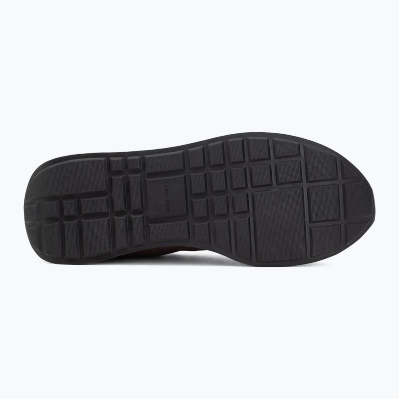 Мъжки обувки Calvin Klein YM0YM01361 Retro Runner Ess Mix Mat burgundy/peppercorn/vanilla 4