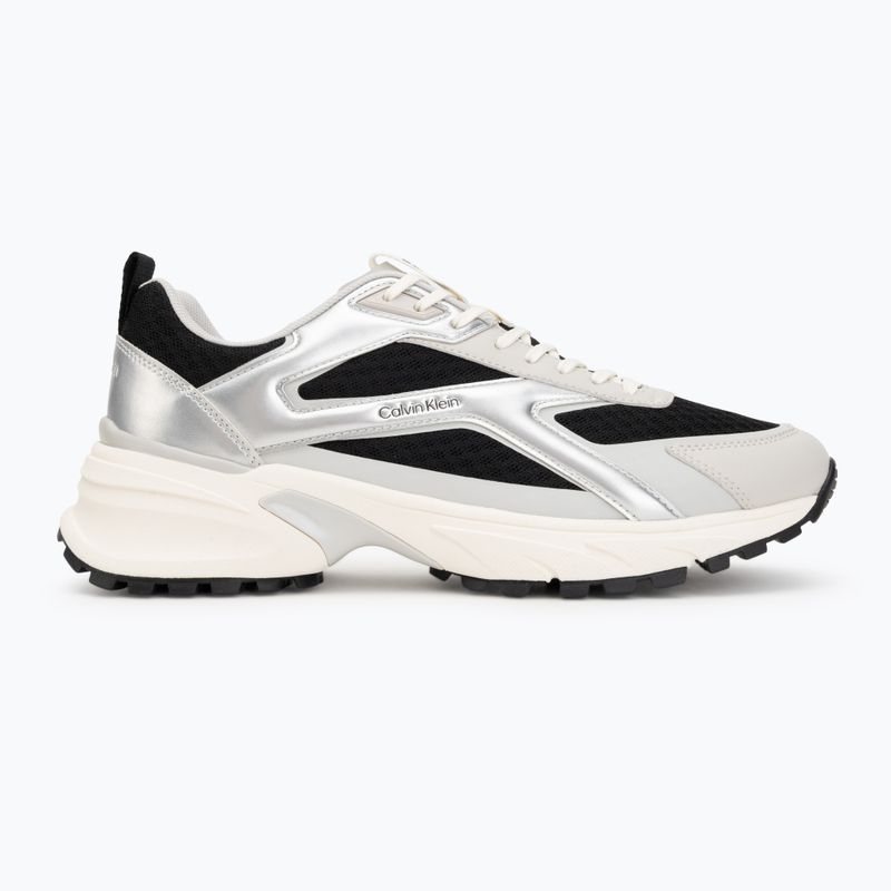 Мъжки обувки Calvin Klein HM0HM02341 Hike Runner Stripe Met Mix black/silver/light grey 2
