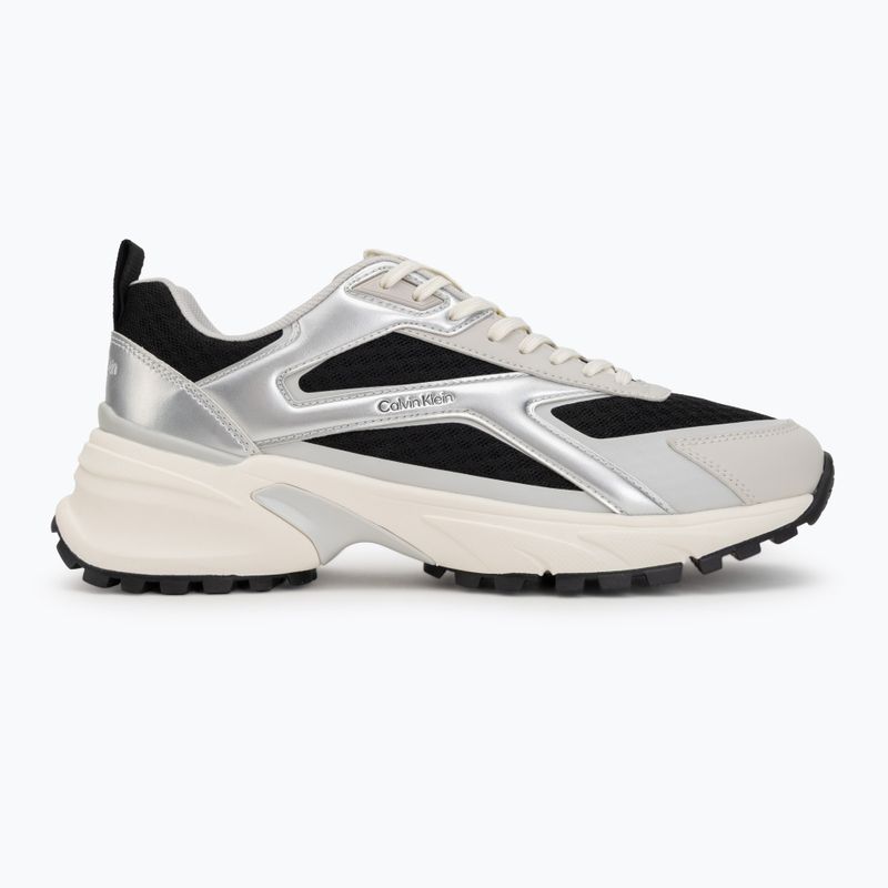 Дамски обувки Calvin Klein HW0HW03140 Hike Run Stripe Mesh Met black/silver/light grey 2