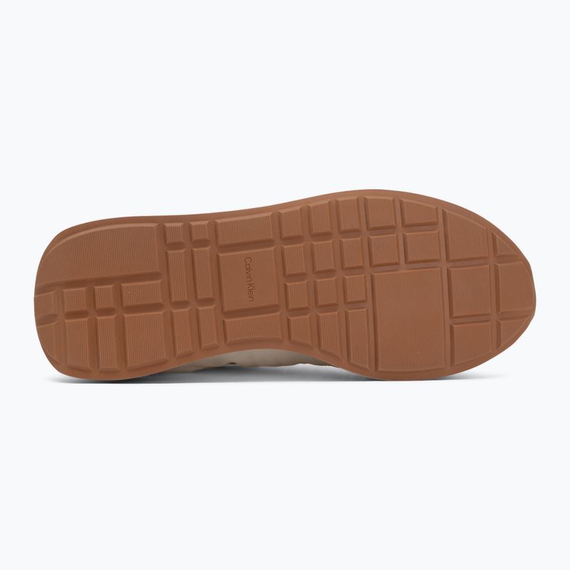 Мъжки обувки Calvin Klein YM0YM01361 Retro Runner Ess Mix Mat white swan/tofu/amber gold 4
