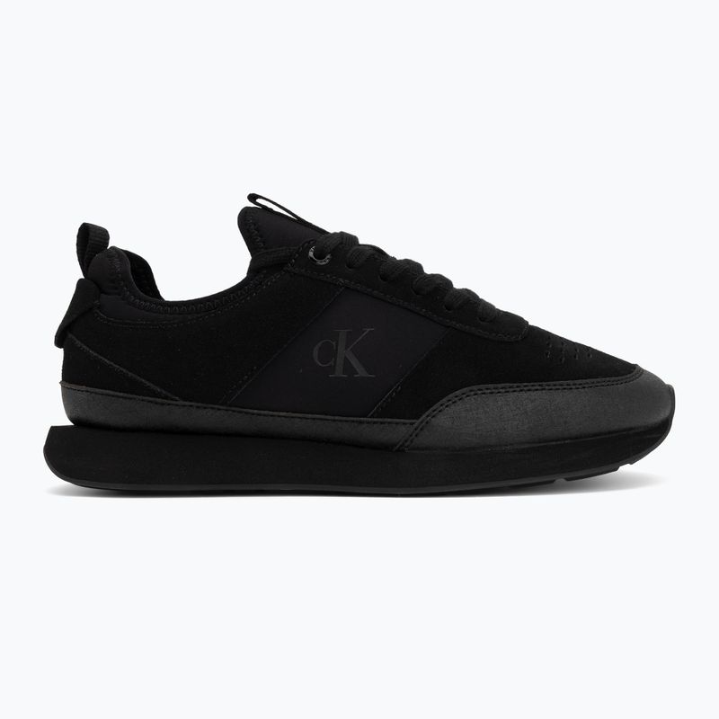 Мъжки обувки Calvin Klein HM0HM02305 Retro Runner Sock triple black 2