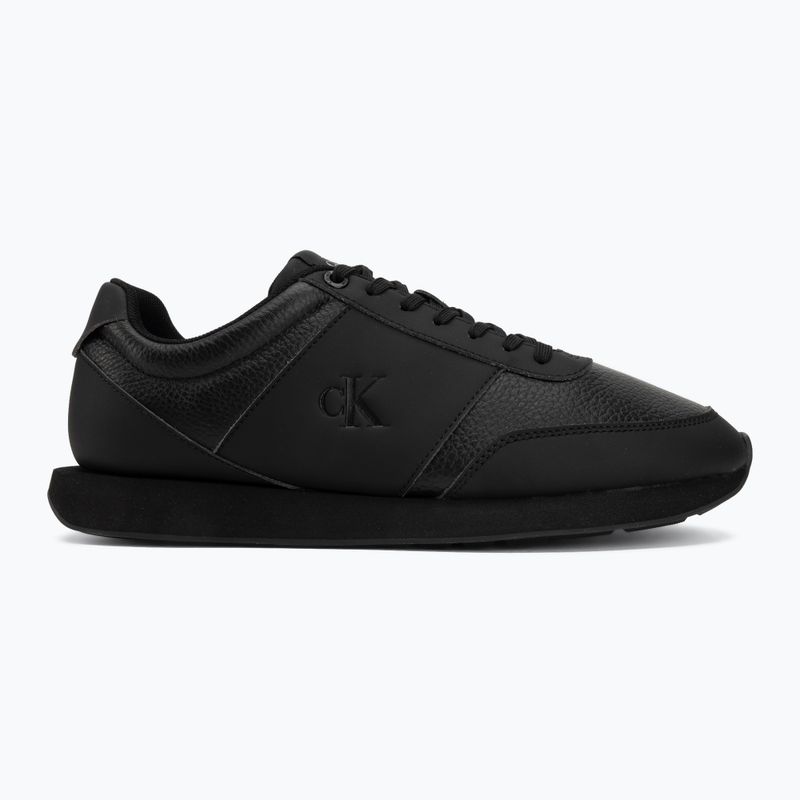 Мъжки обувки Calvin Klein HM0HM02447 Retro Run Lace Band triple black 2