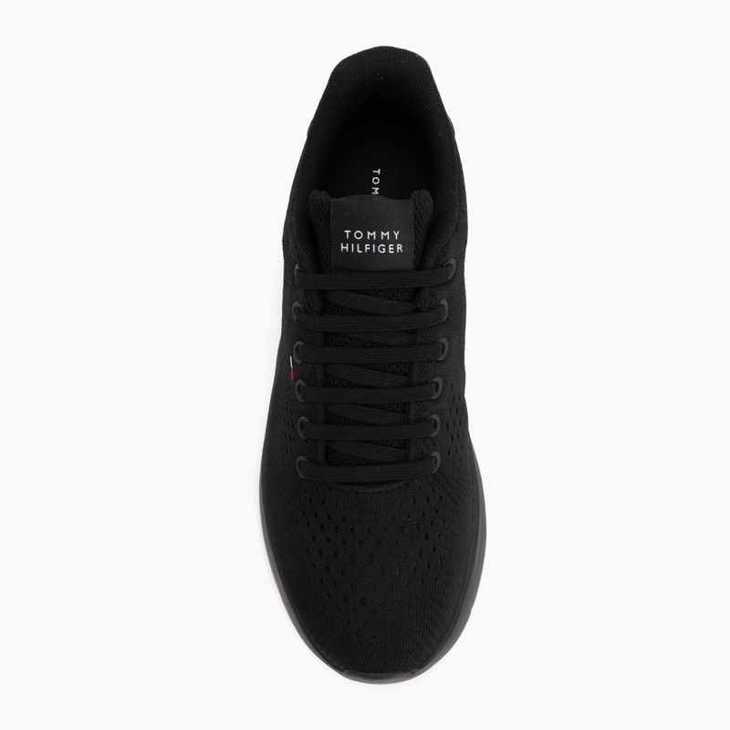 Мъжки обувки Tommy Hilfiger Lightweight Runner Knit black 5