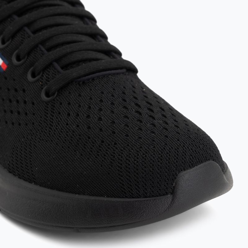 Мъжки обувки Tommy Hilfiger Lightweight Runner Knit black 7