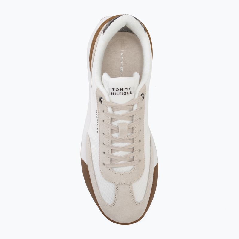 Мъжки обувки Tommy Hilfiger Retro Runner Mesh Suede Mix classic stone 5