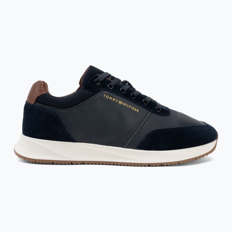 Мъжки обувки Tommy Hilfiger Runner Suede Mix tracksuits desert sy 2