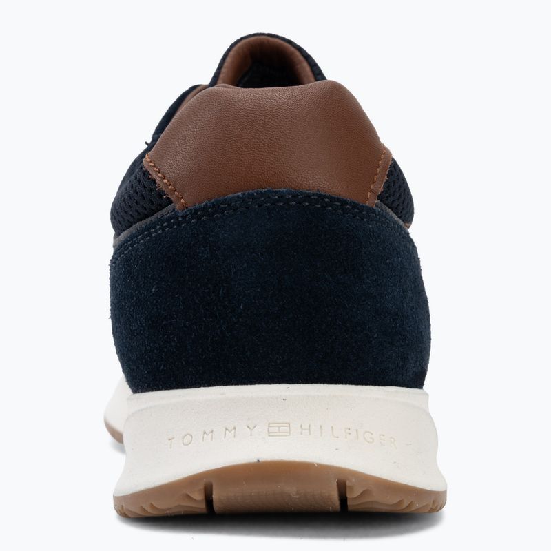 Мъжки обувки Tommy Hilfiger Runner Suede Mix tracksuits desert sy 6
