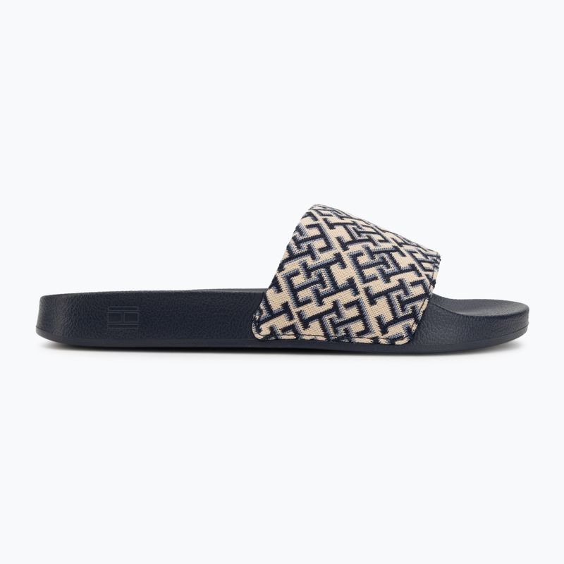 Дамски чехли Tommy Hilfiger Monogram space blue 2