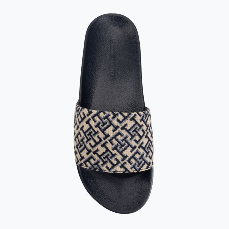 Дамски чехли Tommy Hilfiger Monogram space blue 5