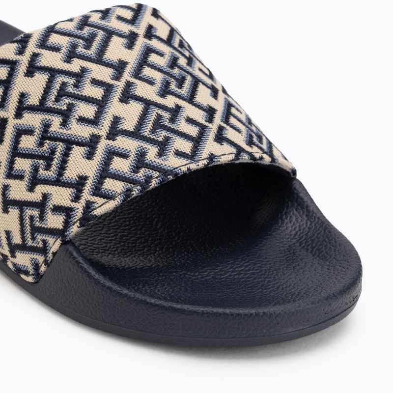 Дамски чехли Tommy Hilfiger Monogram space blue 7