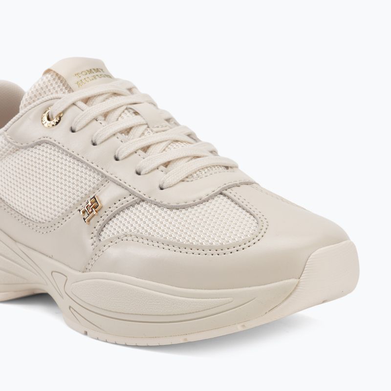 Дамски обувки Tommy Hilfiger ModernRunner Shiny Leather soft cream 7