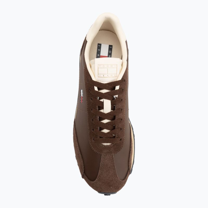 Мъжки обувки Tommy Jeans Retro Runner Archive Mix legacy brown 5