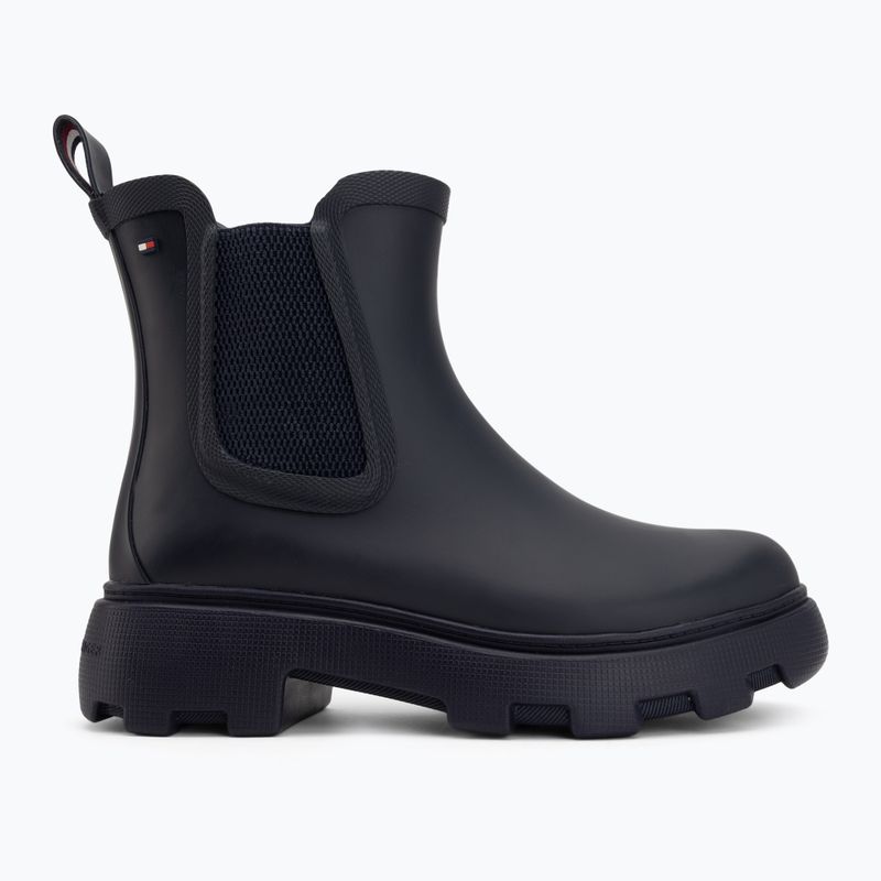 Дамски гумени ботуши Tommy Hilfiger Rubber Flag Cleated space blue 2