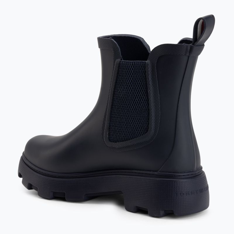 Дамски гумени ботуши Tommy Hilfiger Rubber Flag Cleated space blue 3
