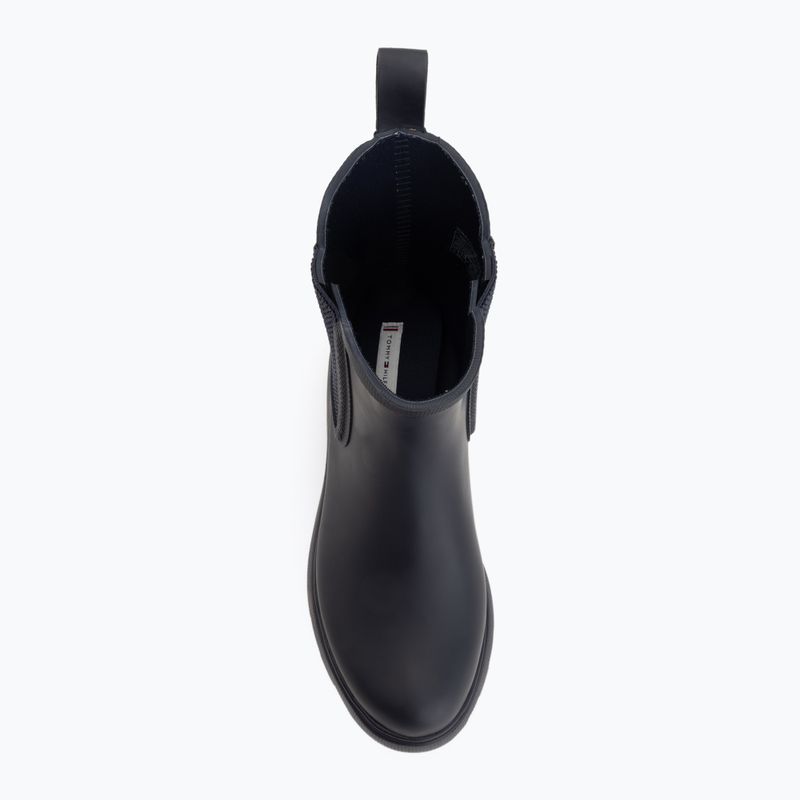 Дамски гумени ботуши Tommy Hilfiger Rubber Flag Cleated space blue 5