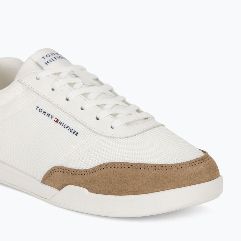 Мъжки обувки Tommy Hilfiger Low Pro Cupsole Nylon Suede Mix ecru 7