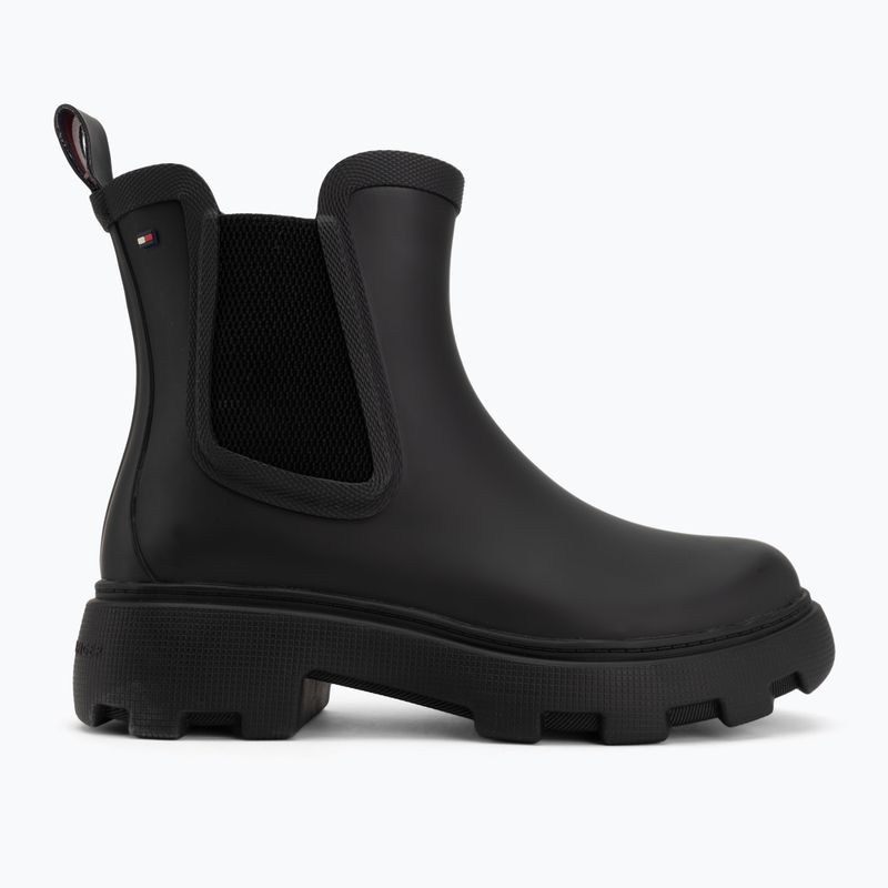 Дамски гумени ботуши Tommy Hilfiger Rubber Flag Cleated black 2