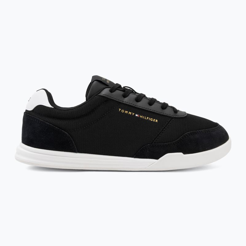 Мъжки обувки Tommy Hilfiger Low Pro Cupsole Nylon Suede Mix black 2