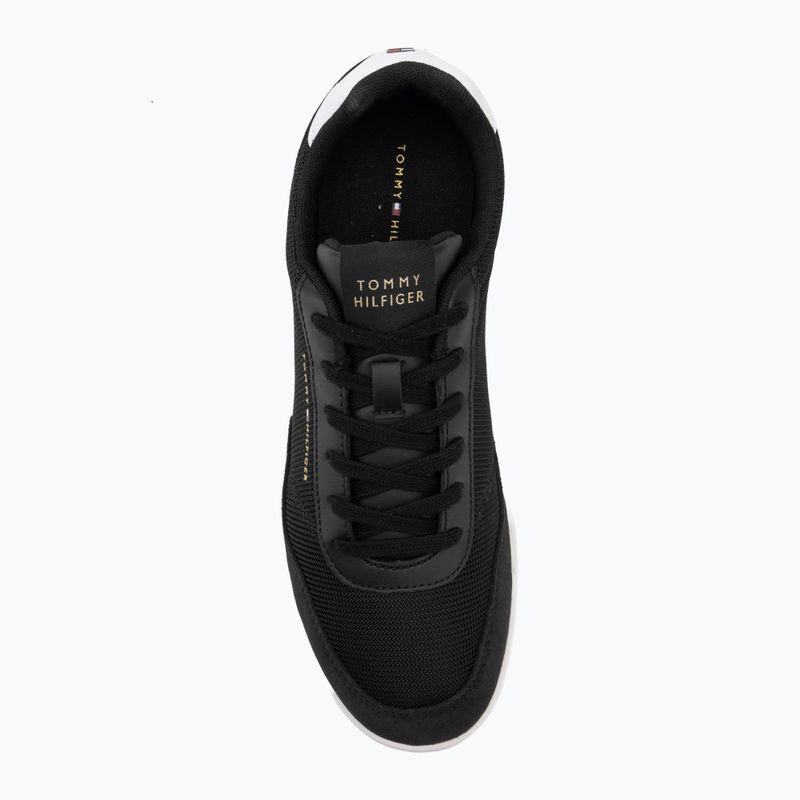 Мъжки обувки Tommy Hilfiger Low Pro Cupsole Nylon Suede Mix black 5