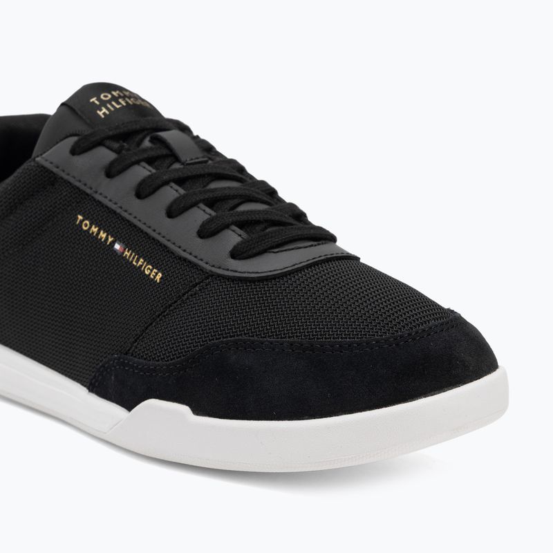 Мъжки обувки Tommy Hilfiger Low Pro Cupsole Nylon Suede Mix black 7