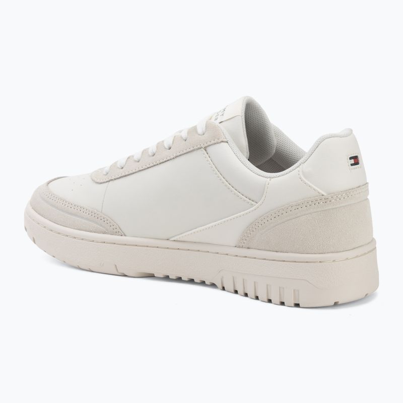 Мъжки обувки Tommy Hilfiger Basket Core Leather Suede Mix ecru/street green 3