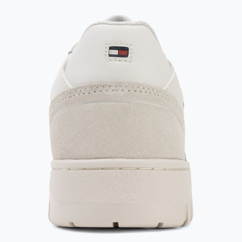 Мъжки обувки Tommy Hilfiger Basket Core Leather Suede Mix ecru/street green 6