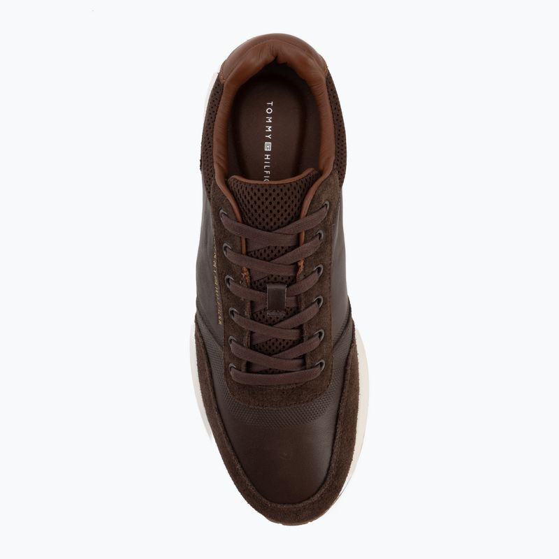 Мъжки обувки Tommy Hilfiger Runner Suede Mix cocoa tracksuits 5