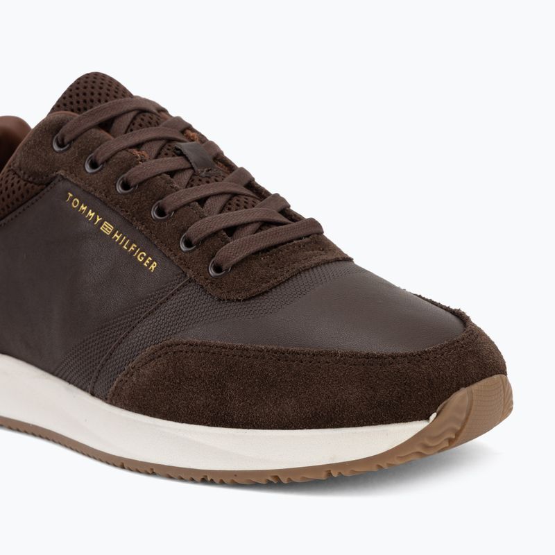 Мъжки обувки Tommy Hilfiger Runner Suede Mix cocoa tracksuits 7