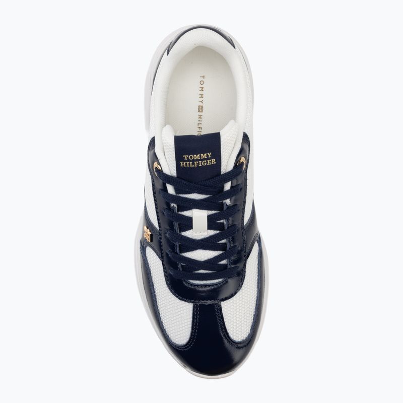 Дамски обувки Tommy Hilfiger ModernRunner Shiny Leather yale navy 5