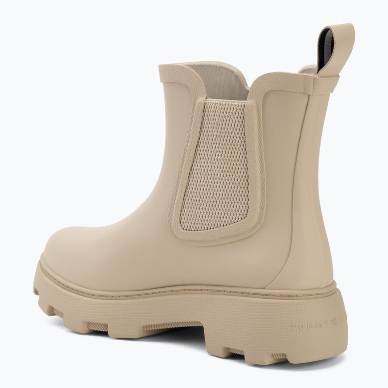 Дамски гумени ботуши Tommy Hilfiger Rubber Flag Cleated classic beige 3