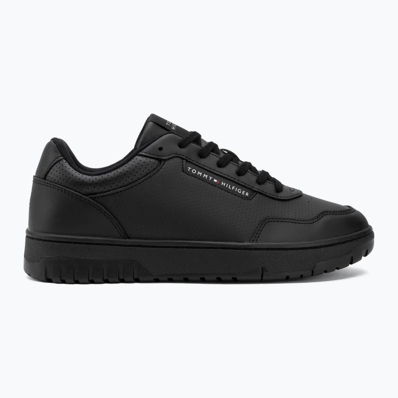 Мъжки обувки Tommy Hilfiger Basket Core Leather black 2