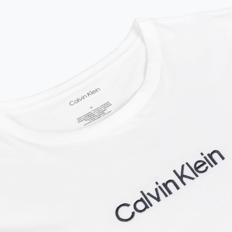 Мъжка тениска Calvin Klein 000NM2748E Crew Neck classic white w/ blue nights 3