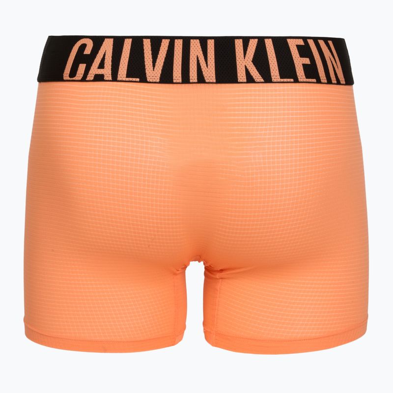 Мъжки боксерки Calvin Klein LV00NB4665 Boxer Brief black/olive night/orange frosting 3