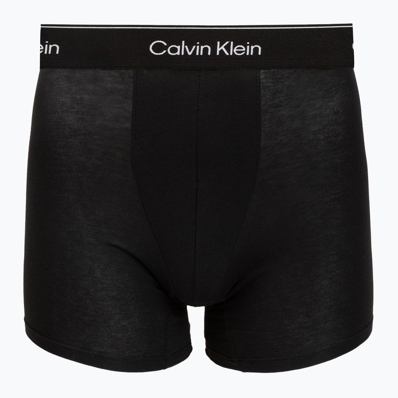 Мъжки боксерки Calvin Klein LV00NB4394 Brief black/harbor mist/dark purple w/ dt 2