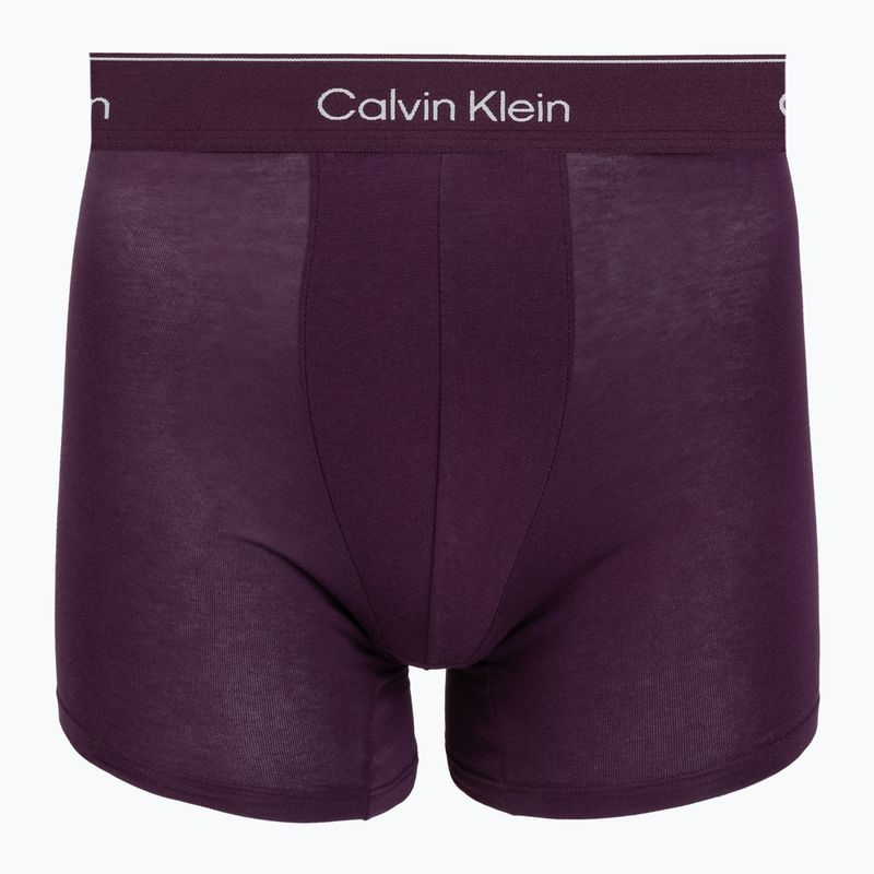 Мъжки боксерки Calvin Klein LV00NB4394 Brief black/harbor mist/dark purple w/ dt 3
