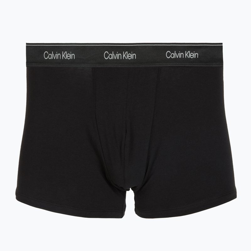 Мъжки боксерки Calvin Klein LV00NB4575 Trunk black/goji berry/black 3