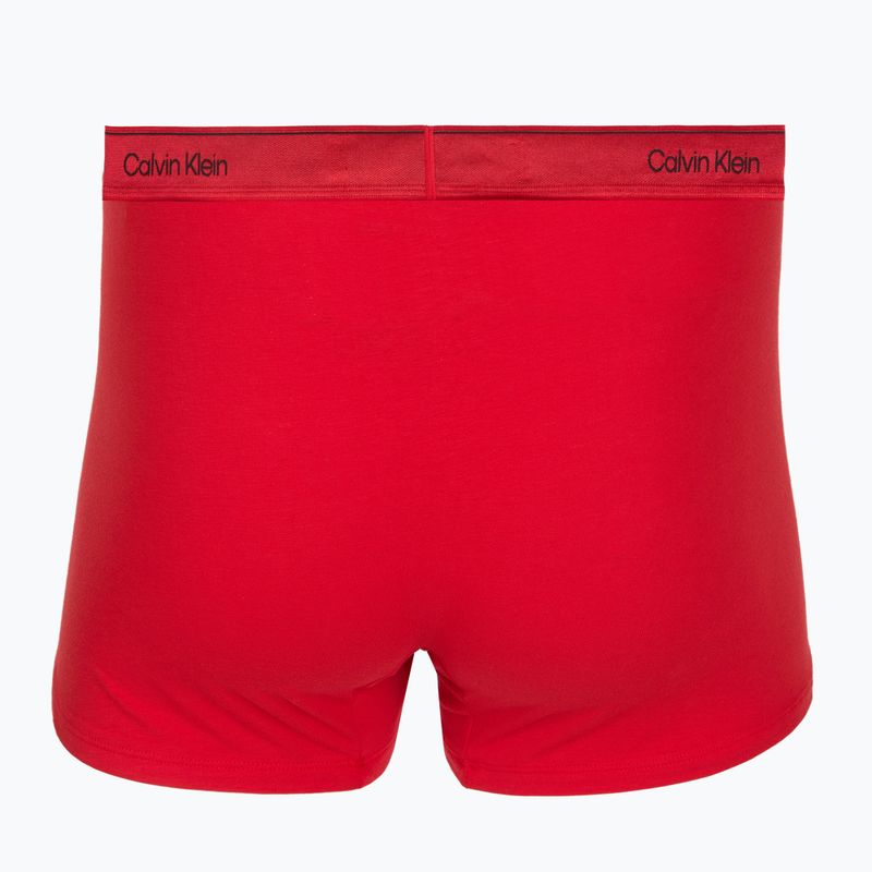 Мъжки боксерки Calvin Klein LV00NB4575 Trunk black/goji berry/black 4