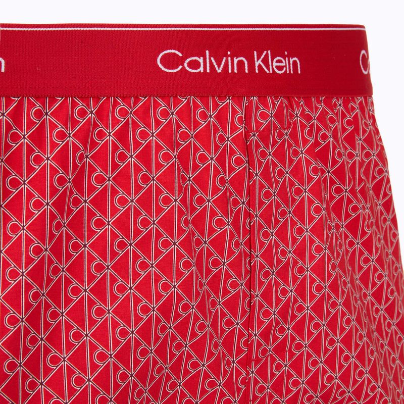 Мъжки боксерки Calvin Klein LV00NB4727 Boxer Slim black/prep emblem goji berry/grisai 4