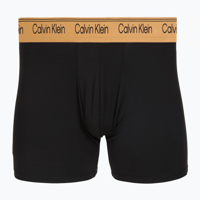 Мъжки боксерки Calvin Klein LV00NB4410 Brief black w/bronze flash wb/black/oliv 2