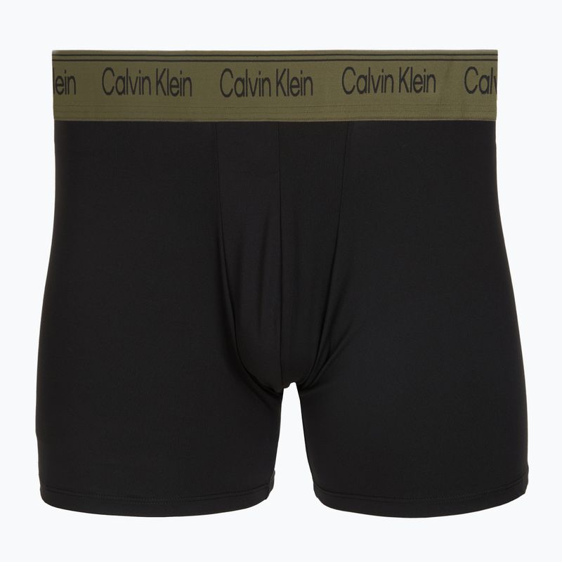 Мъжки боксерки Calvin Klein LV00NB4410 Brief black w/bronze flash wb/black/oliv 3