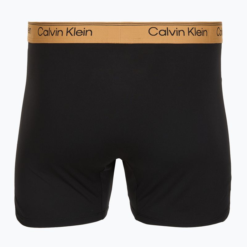 Мъжки боксерки Calvin Klein LV00NB4410 Brief black w/bronze flash wb/black/oliv 5