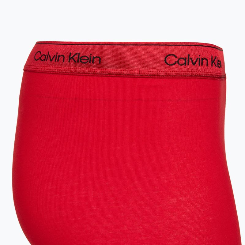 Мъжки боксерки Calvin Klein LV00NB4576 Boxer Brief black/goji berry/black 5