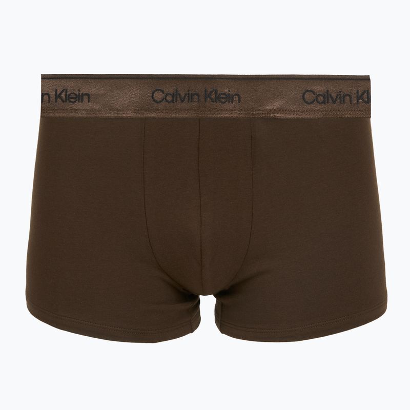Мъжки боксерки Calvin Klein LV00NB4575 Trunk black/brown cork/river sand 3